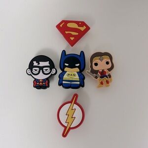 DC ~ Jibbitz ~ for Crocs ~ Batman ~ Superman ~ Wonder Woman ~ Flash